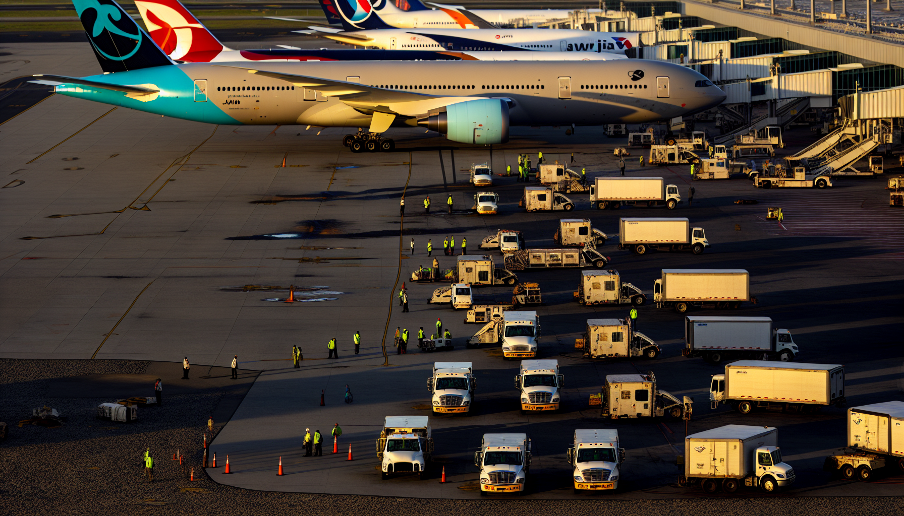 International airlines at Terminal 1