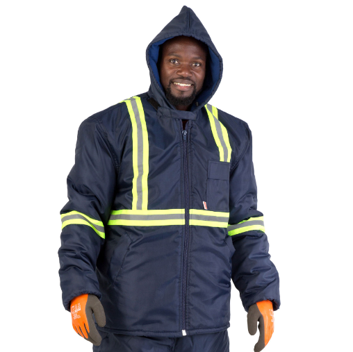 Waterproof freezer jackets - durable jackets - comfortable padding 