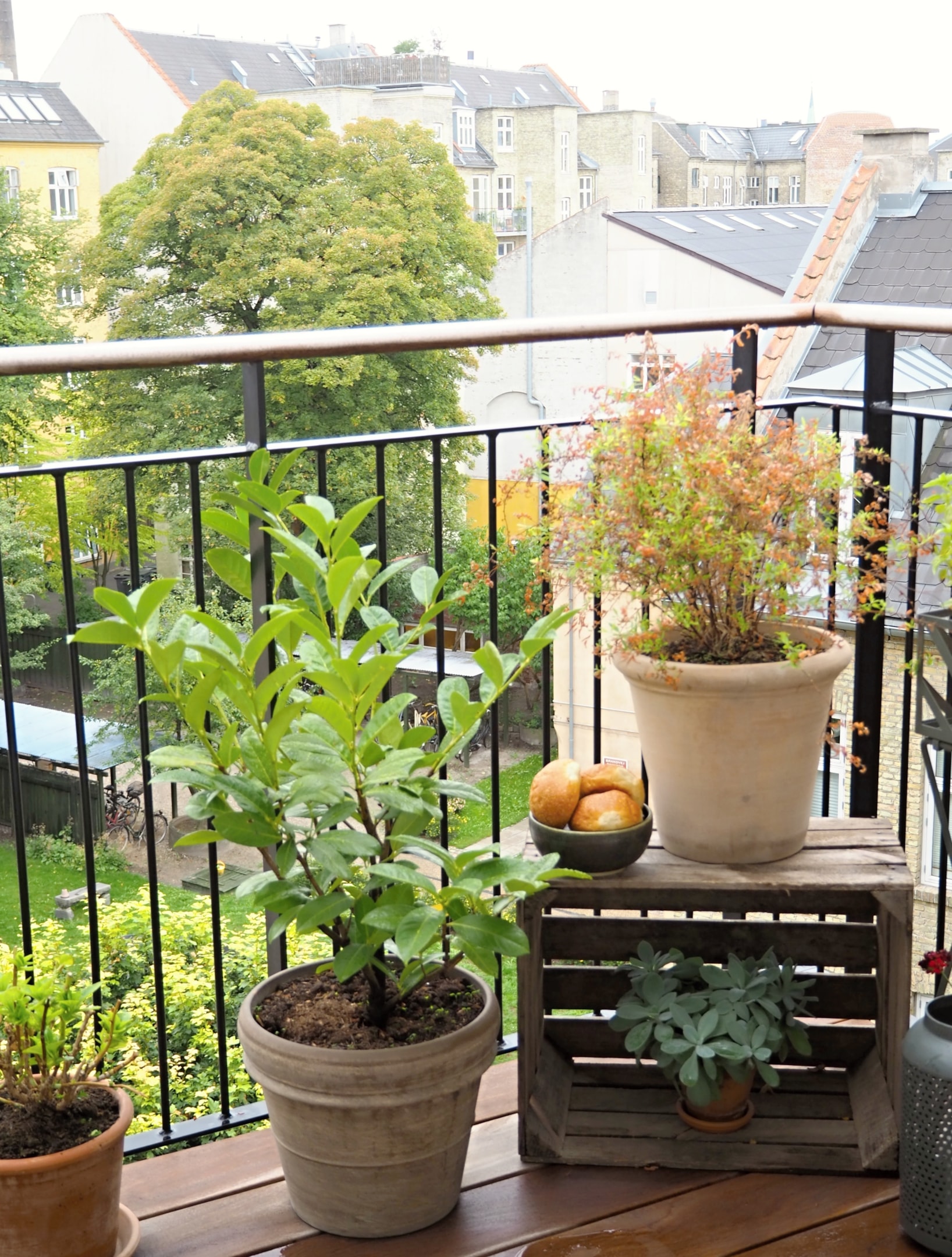 Balkon w bloku - aranżacja.