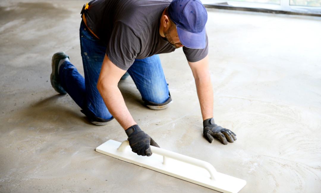 clean stained concrete