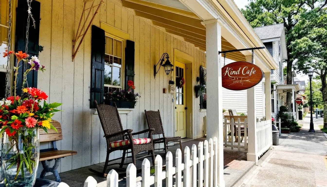 Kind Cafe in Fairhope, Alabama, a charming spot for coffee lovers.
