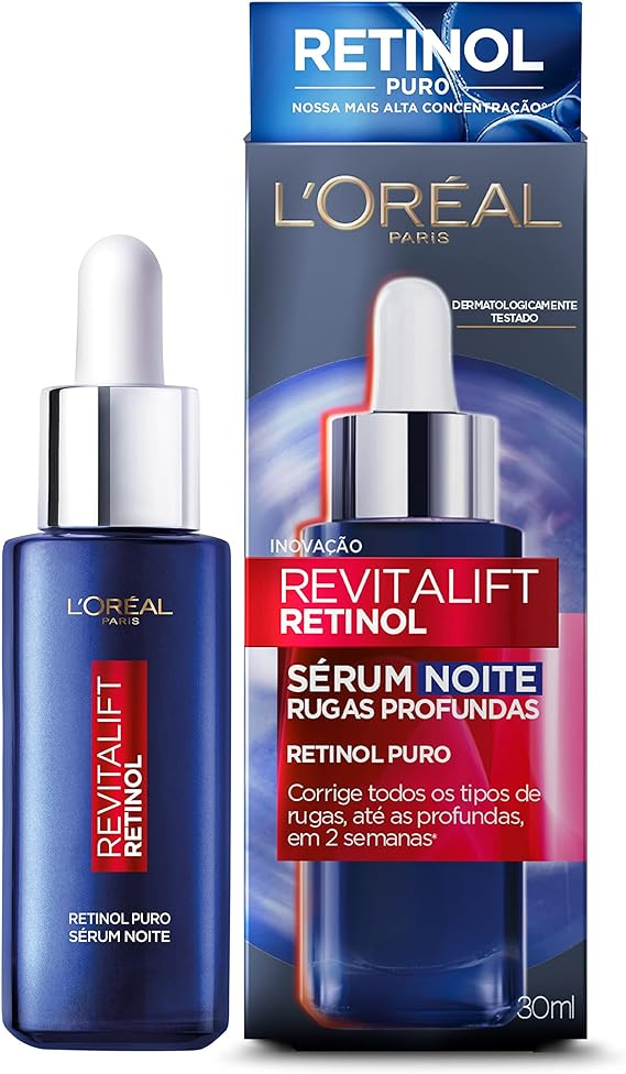 Sérum antienvelhecimento da L'Oréal. Fonte da imagem: site oficial da marca. 