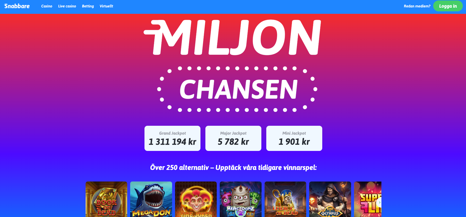 Snabbare jackpottar miljonchansen