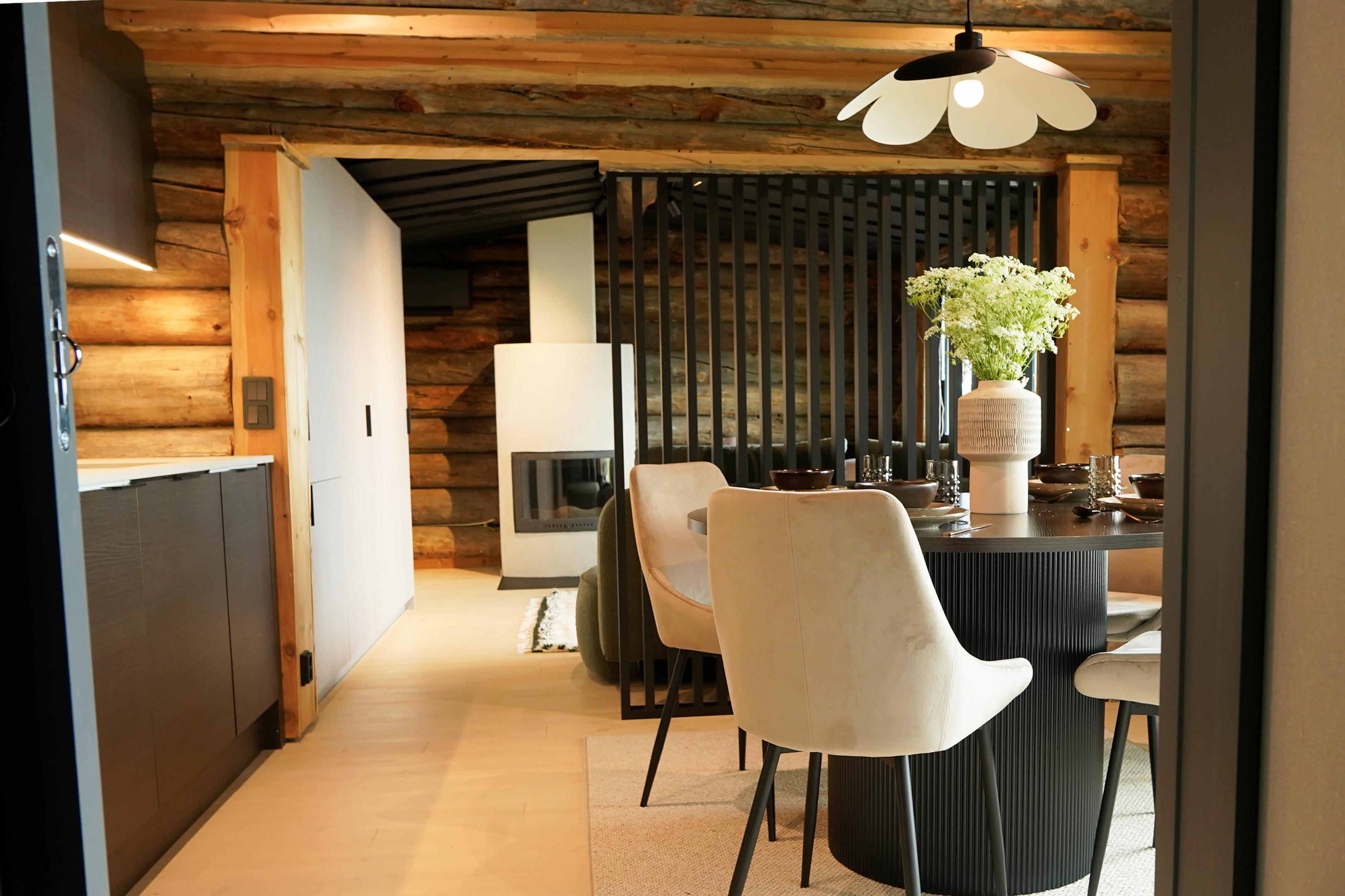 Remontissa keittiön ja olohuoneen paikkoja vaihdettiin.