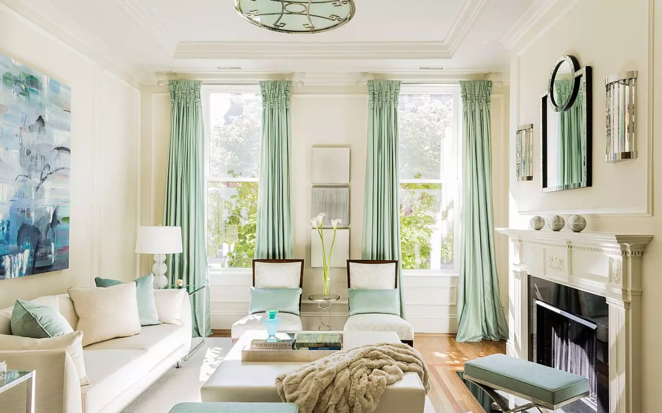 Beige walls and mint green paint color