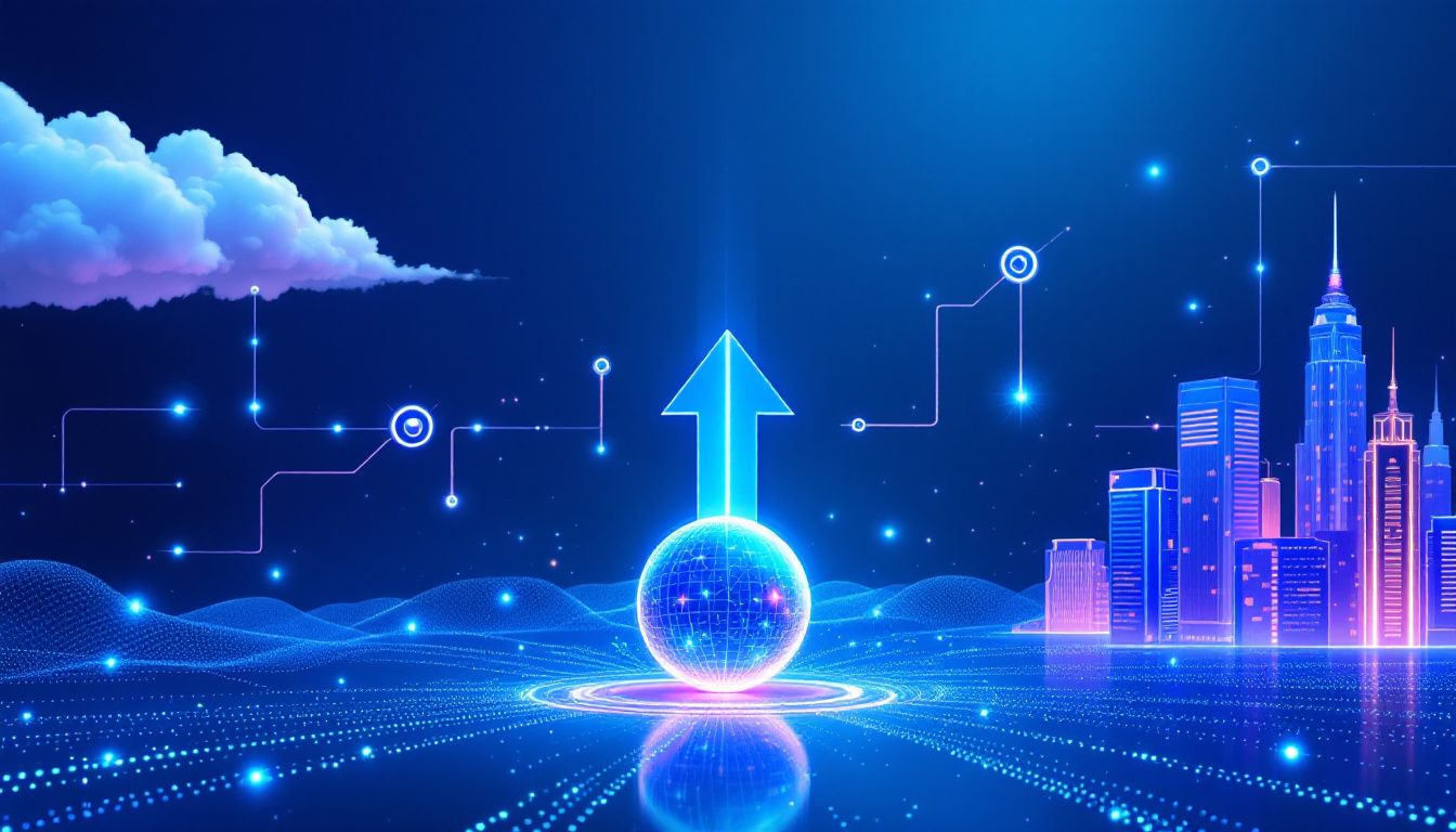 An illustration depicting the process of data integration with Oracle BICC.