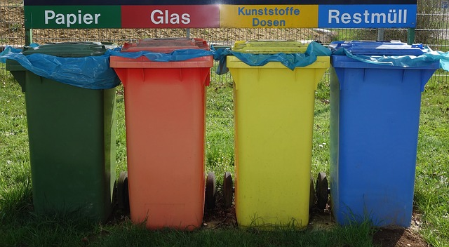 waste separation, garbage cans, recycling