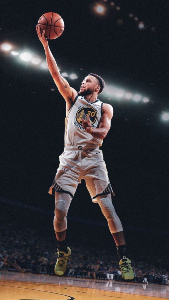 Steph Curry artistic photo going for a finger role