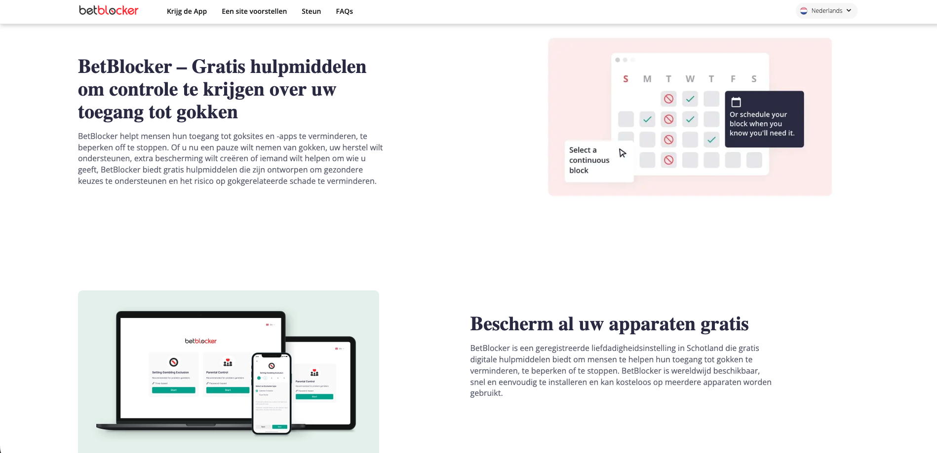 BetBlocker uitgelegd als gratis hulpmiddel om toegang tot goksites en gokapps te beperken of blokkeren.
