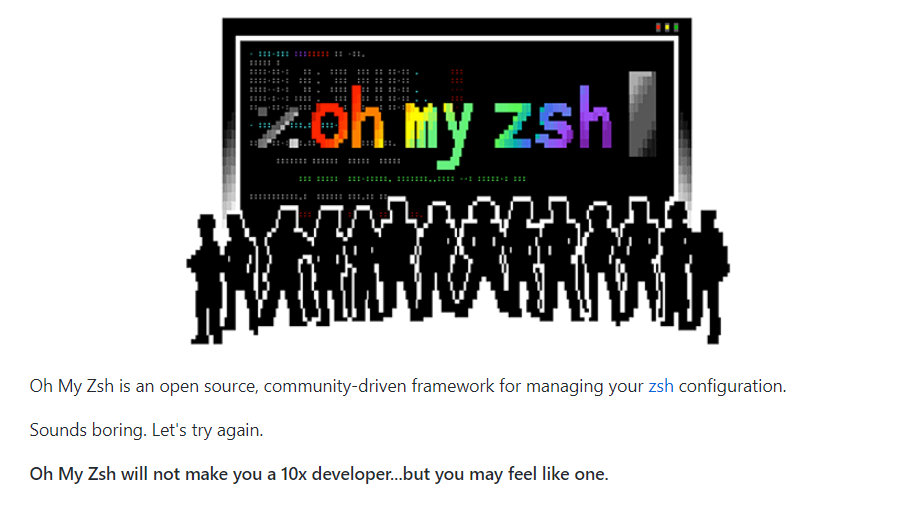 Repositório GitHub ohmyzsh/ohmyzsh