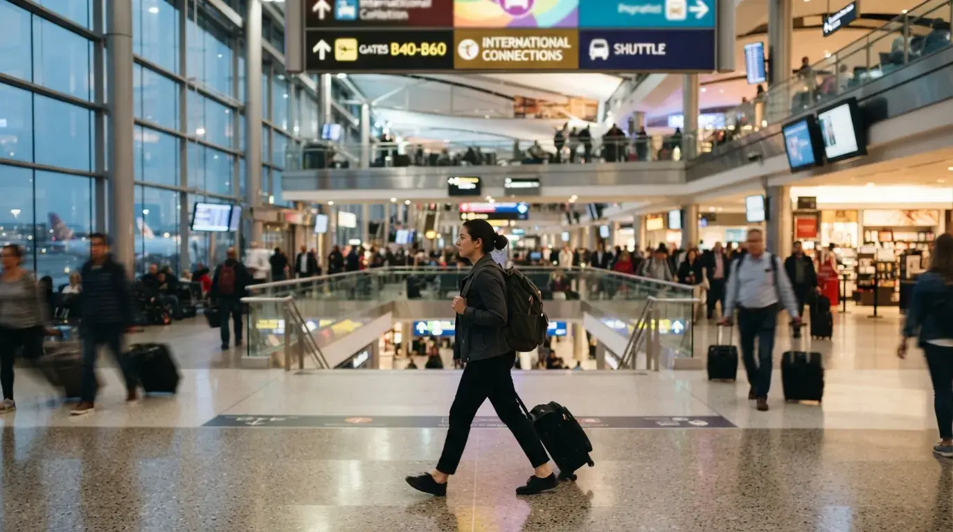 Route changes and transit audit after visa approval