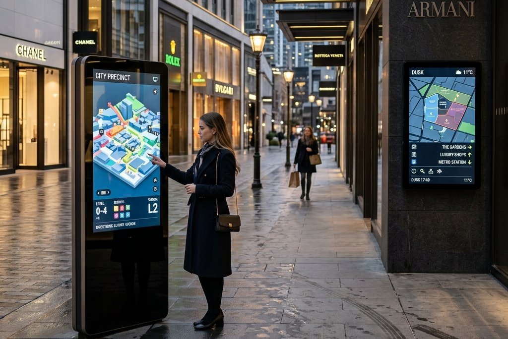 How Can Digital Signage Enhance Wayfinding? 4 enhancing navigation with interactive visuals