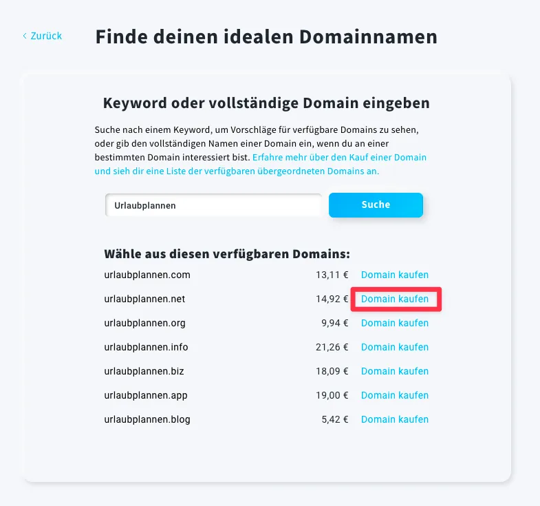 Printscreen Domain kaufen