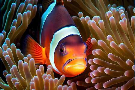 Anemone fish, Fiji Vacation