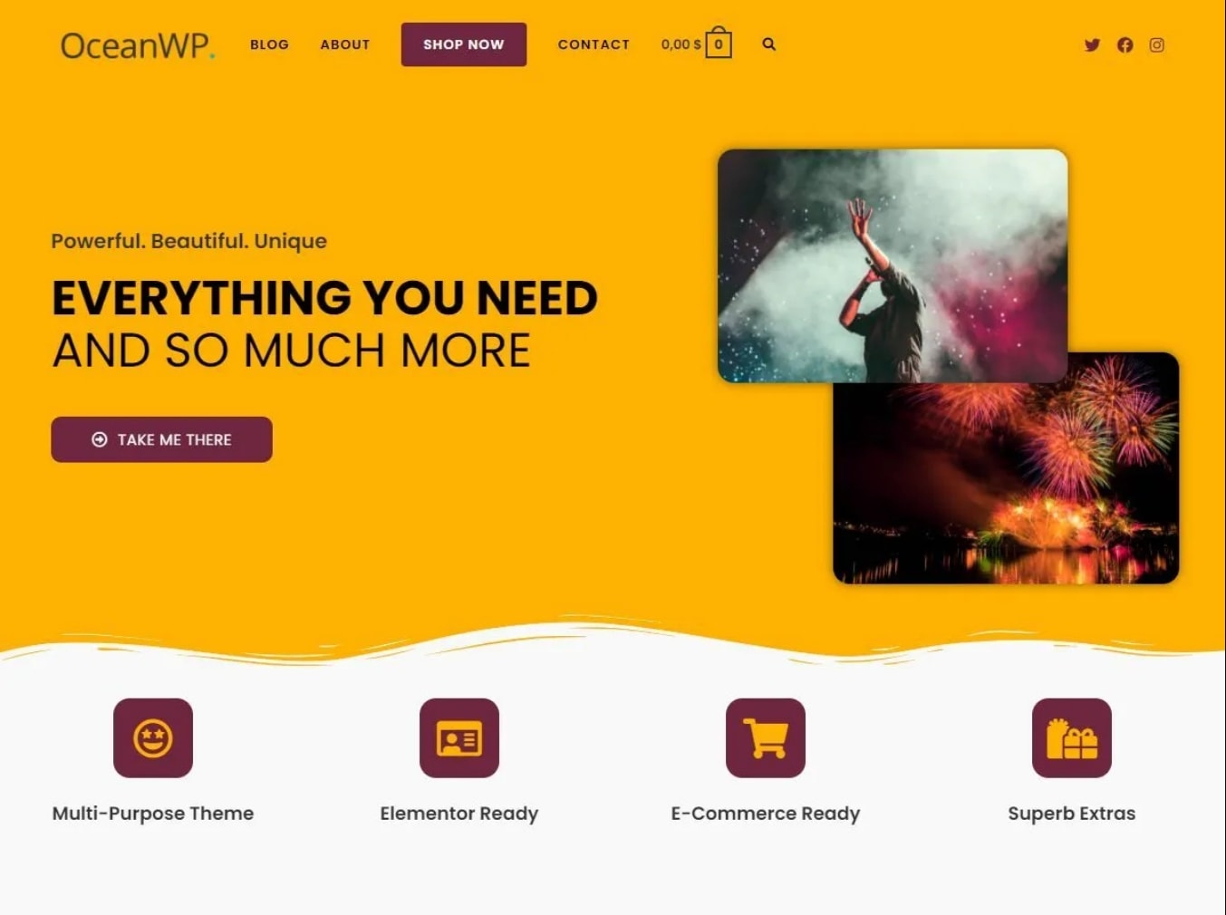 OceanWP WordPress theme for affiliate marketing