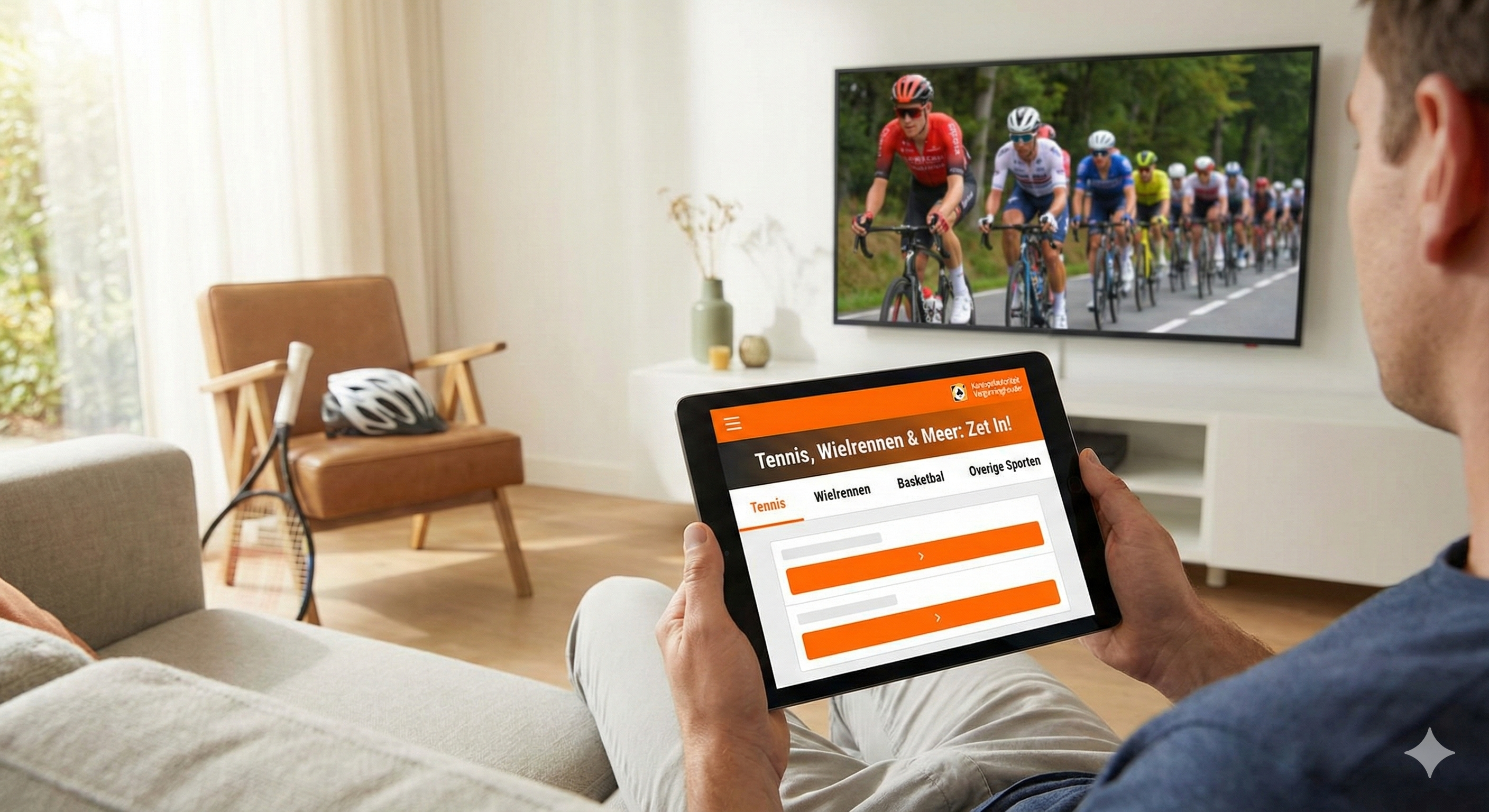 Sportweddenschappen op tennis en wielrennen bij online bookmakers