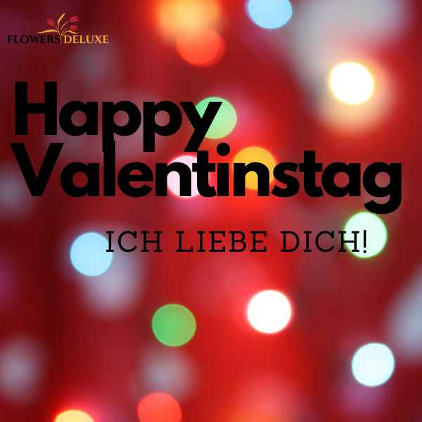 Happy Valentinstag - ich Liebe dich Version 2