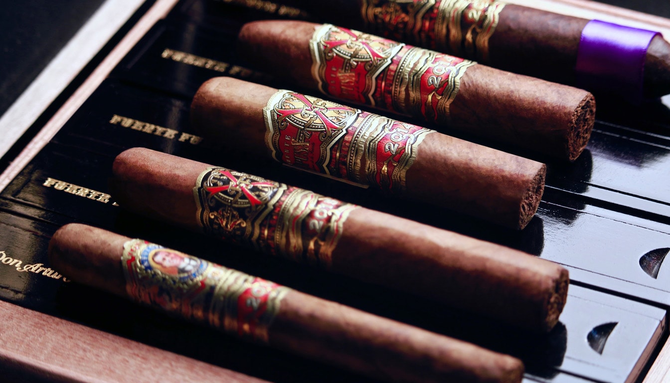 Notable cigars from the Opus 22 collection, including the FFOX BBMF Maduro.