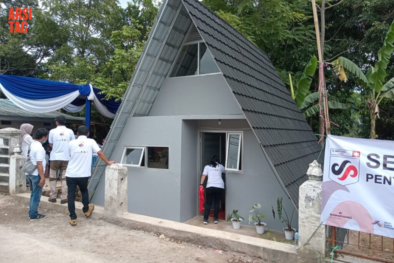 Bangunan tahan gempa di Cianjur, via Pakuanraya.com