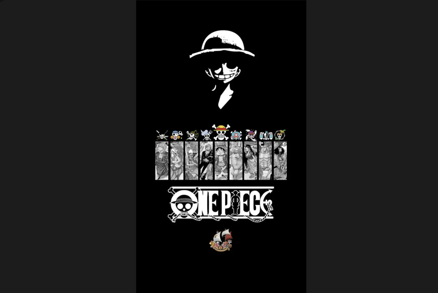 amoled one piece wallpaper
