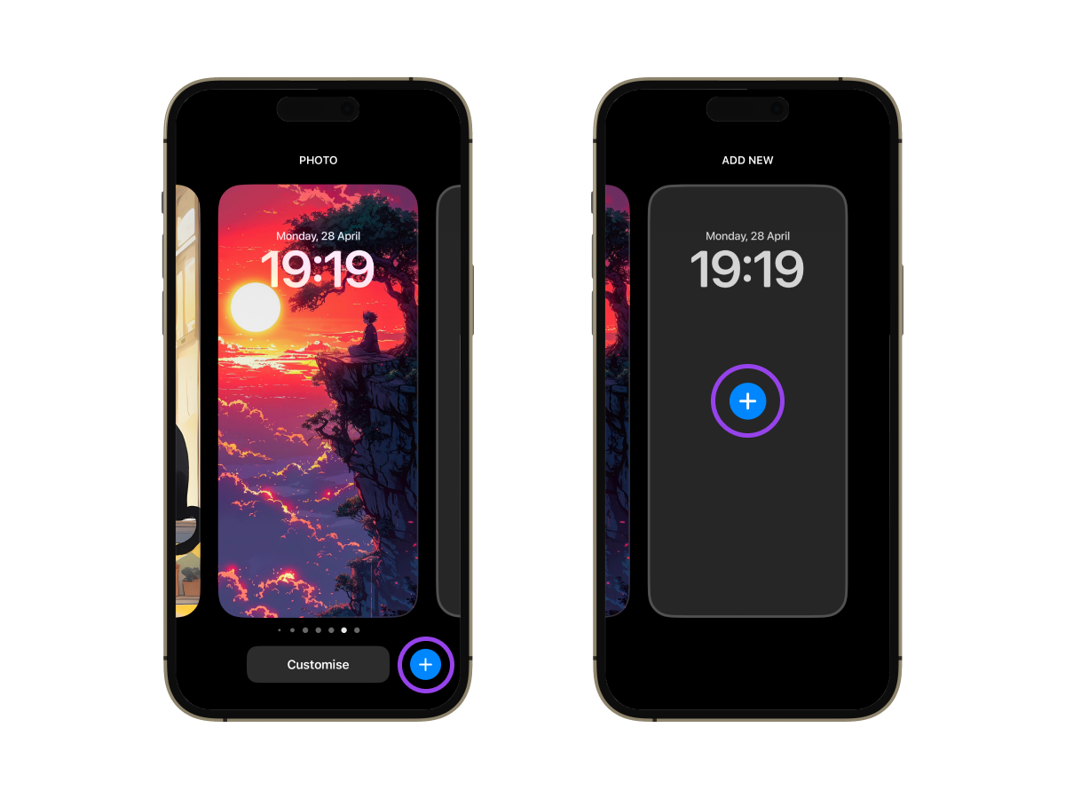 Way 4: How to Change Wallpaper on iPhone from Lock Screen (4)