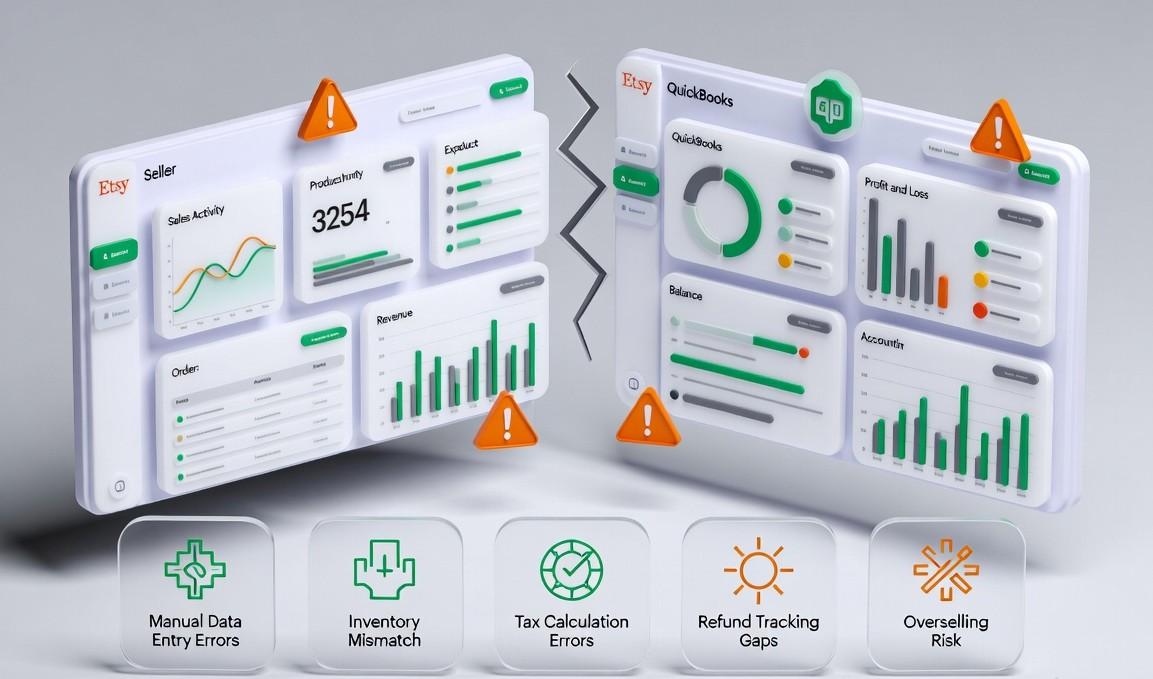 Problems That Happen When Etsy and QuickBooks Are Not Synced