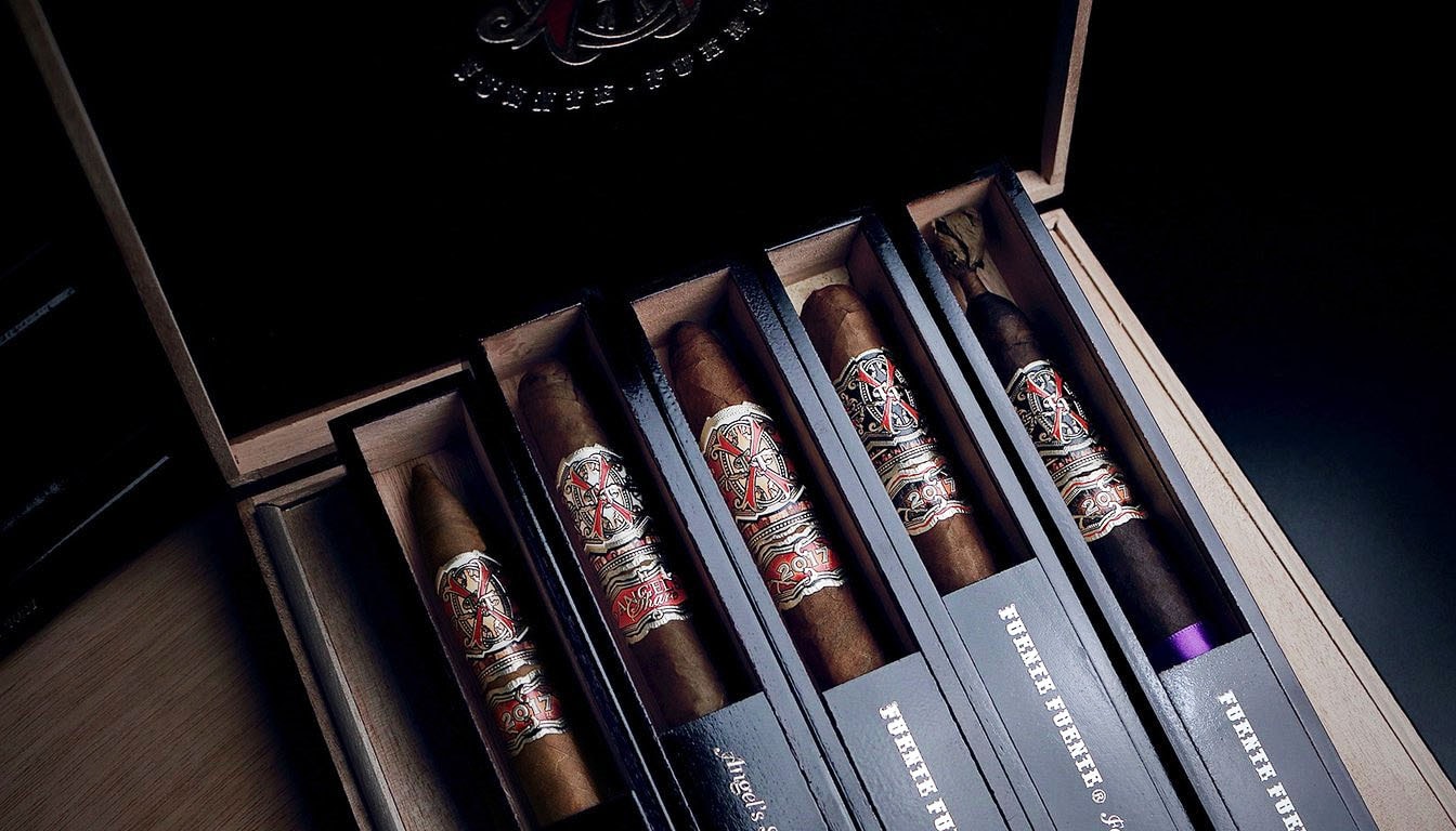 An individual coffin box containing a special edition cigar.