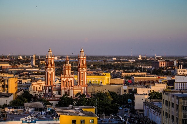 barranquilla, sunset, landscape