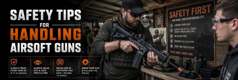 airsoft gun handling and safety tips