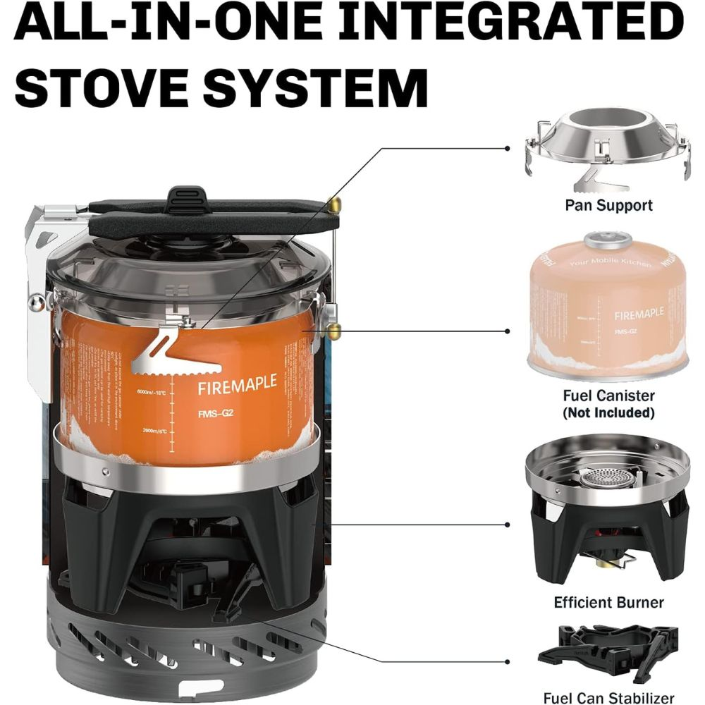 Fire-Maple Fixed Star X2 Backpacking and Camping Stove System