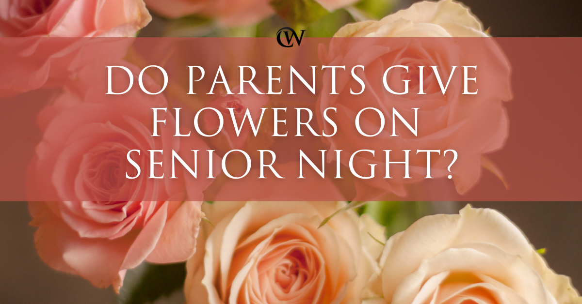A coach or parent will often give team members flowers to commemorate the finality of the season.