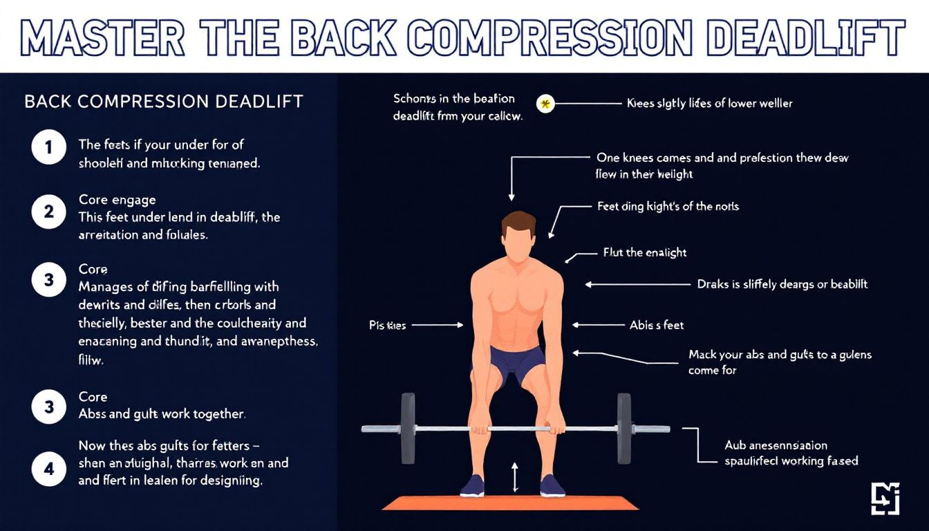 An athlete monitoring their form while performing a deadlift.