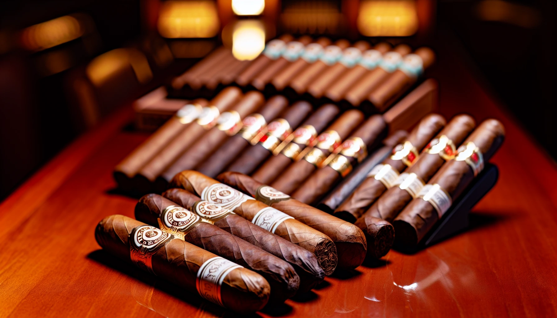 Diverse selection of El Rey del Mundo AJ Fernandez cigars