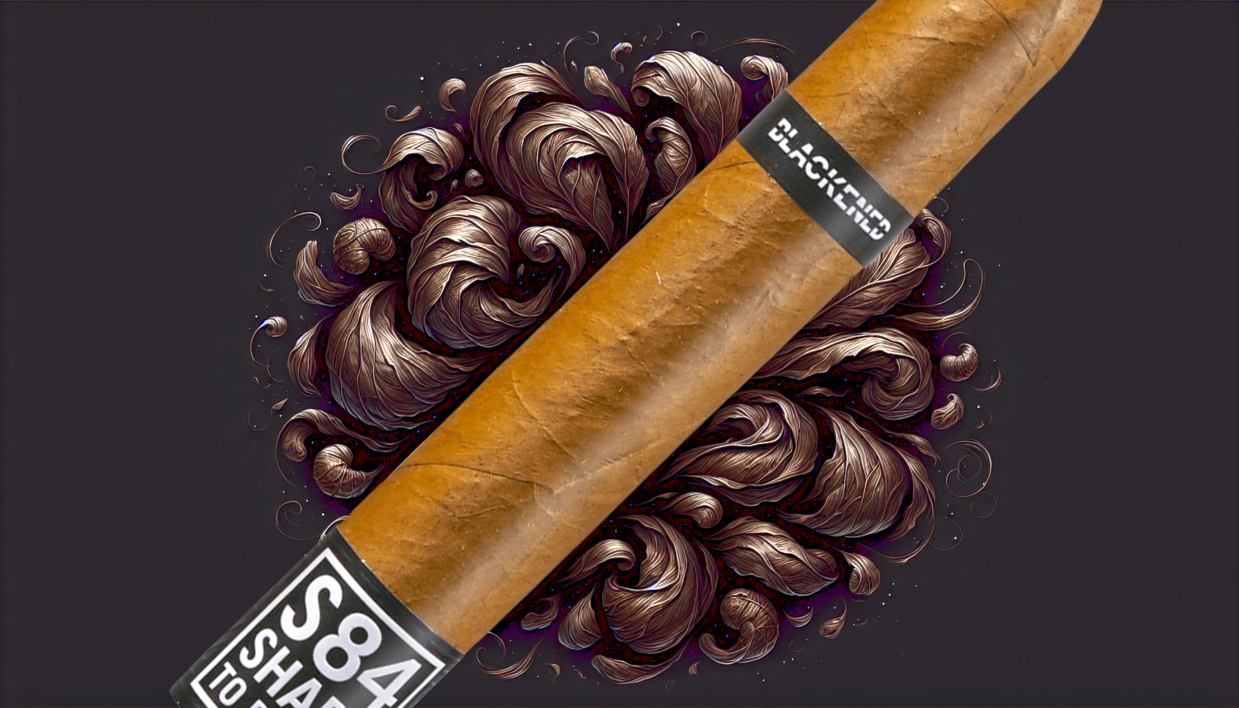 Illustration of blackened cigars