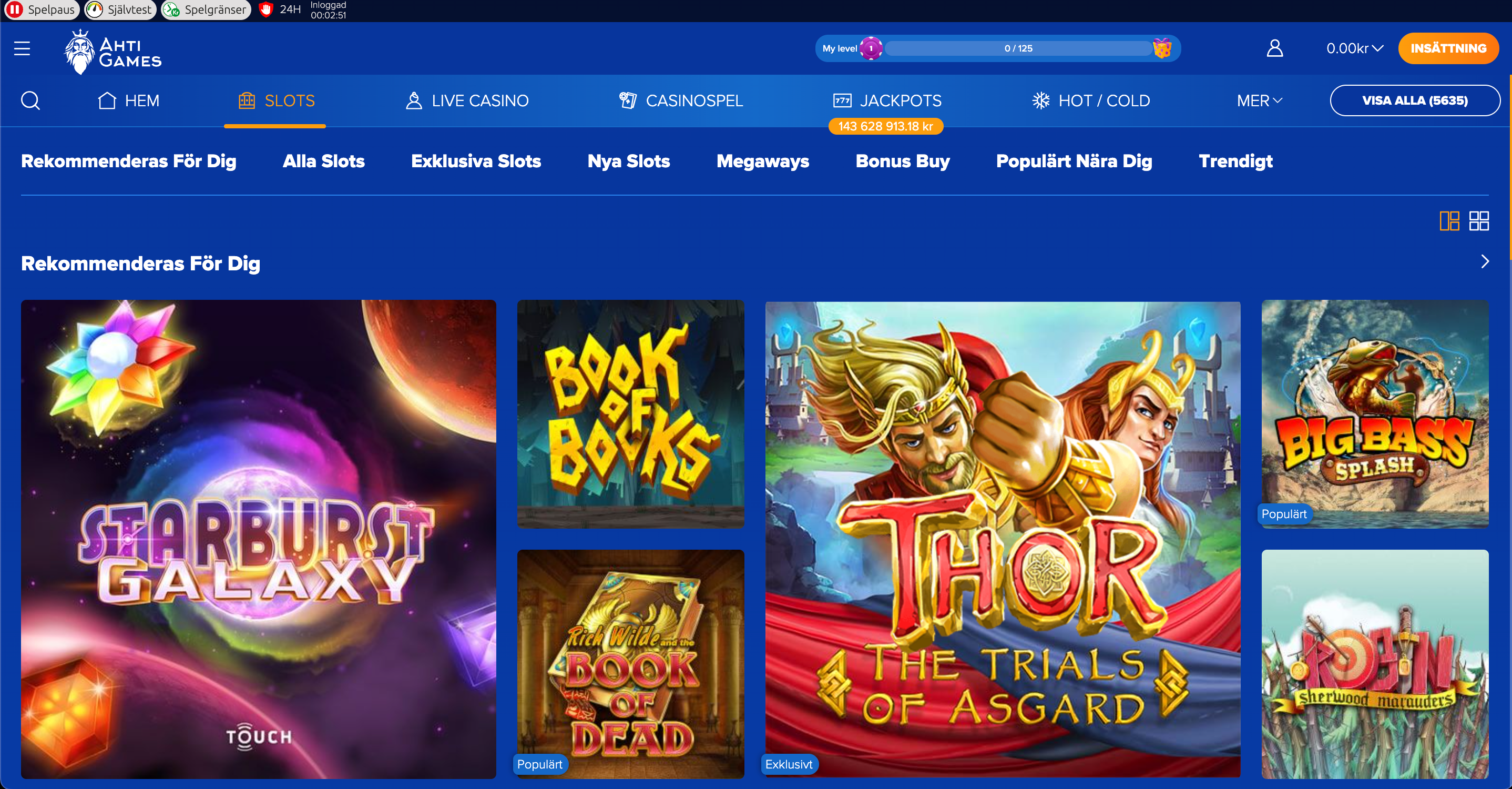 Ahti games slots