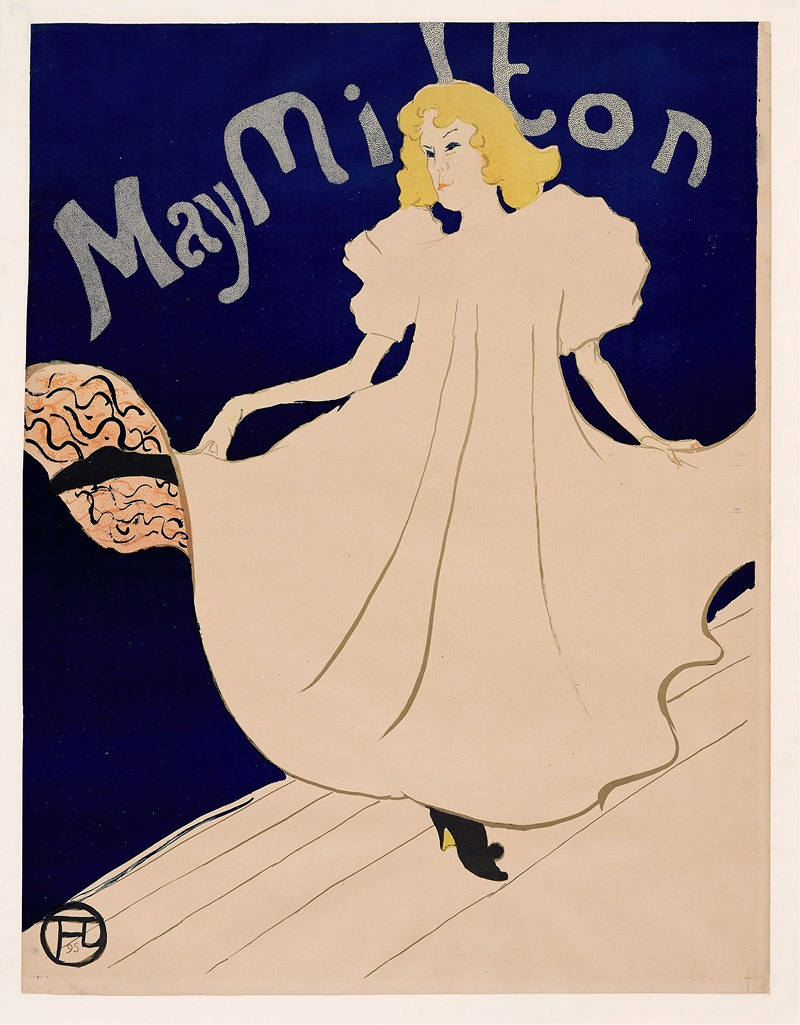 Visit the Artvee site for more prints by Toulouse-Lautrec like this one of a May Milton performance.