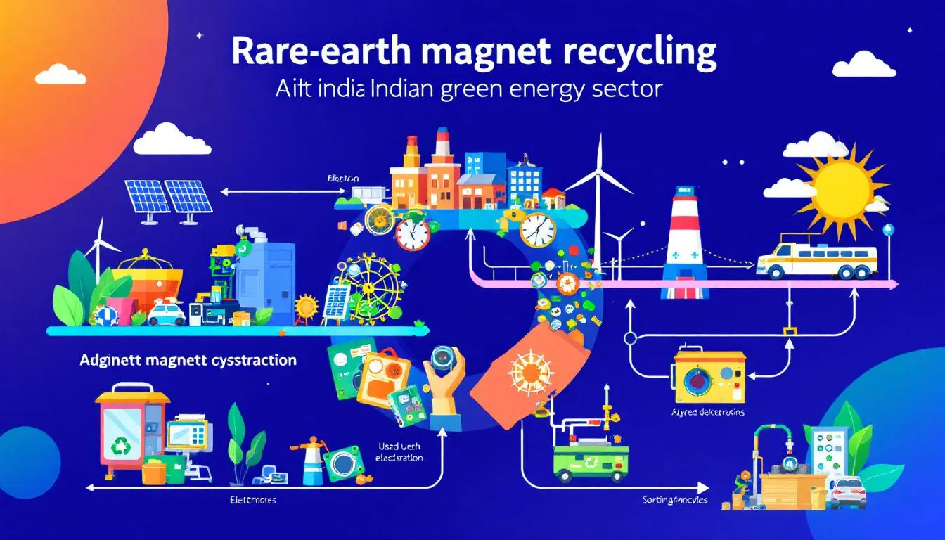 An overview of the importance of rare earth magnet recycling for sustainability.
