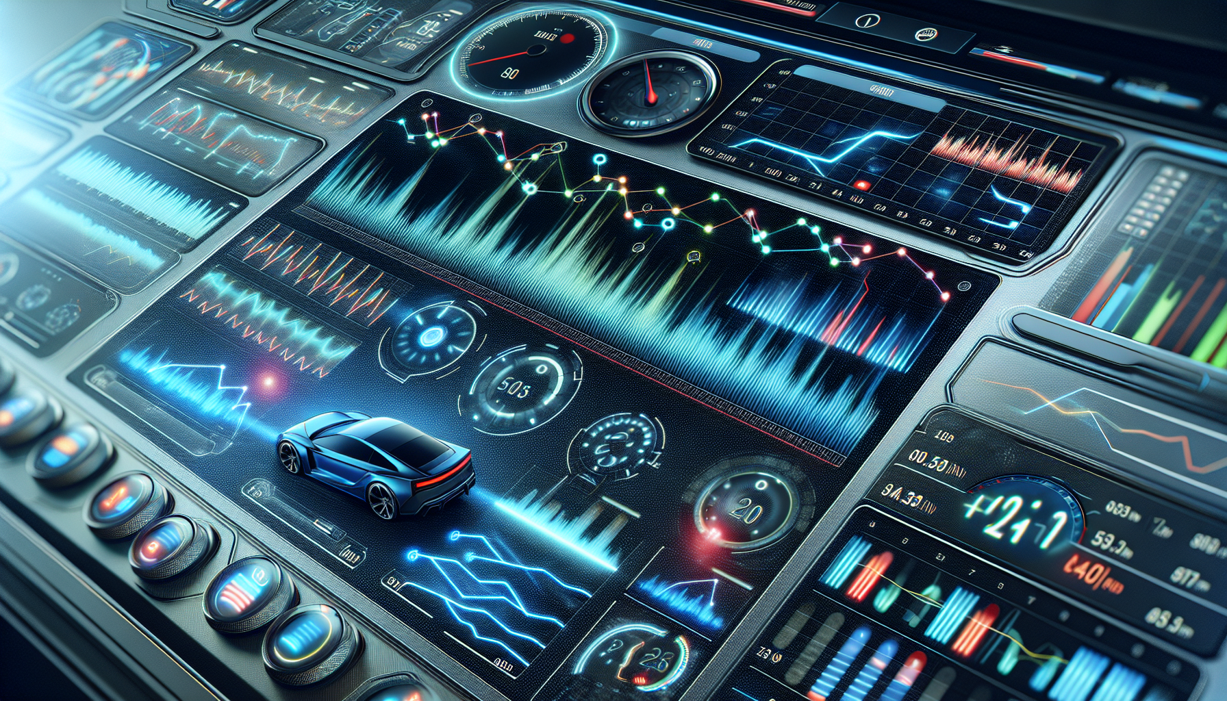 Real-time data monitoring on OBD scanner app