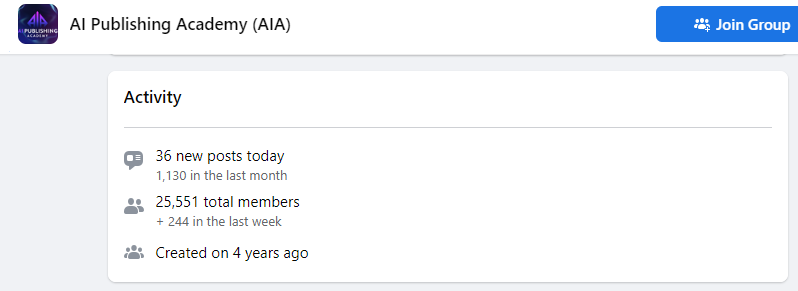 AIA Facebook Group