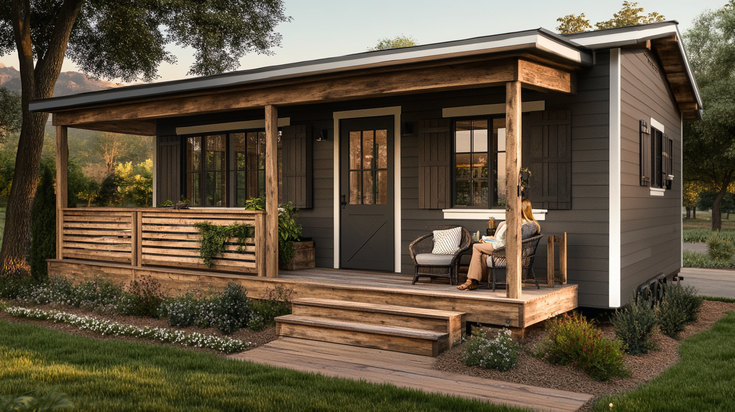 Interior view of tiny house life showcasing smart storage solutions and clean design. RVs and tiny homes compared through efficient land use and modern living space organization.