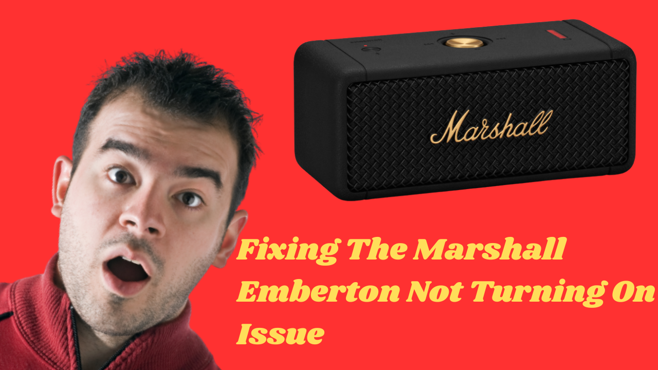 Why is my Marshall speaker not turning on?