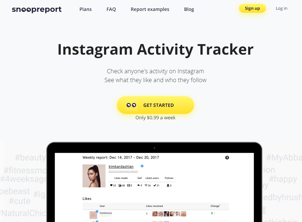 snoopreport instagram activity tracker