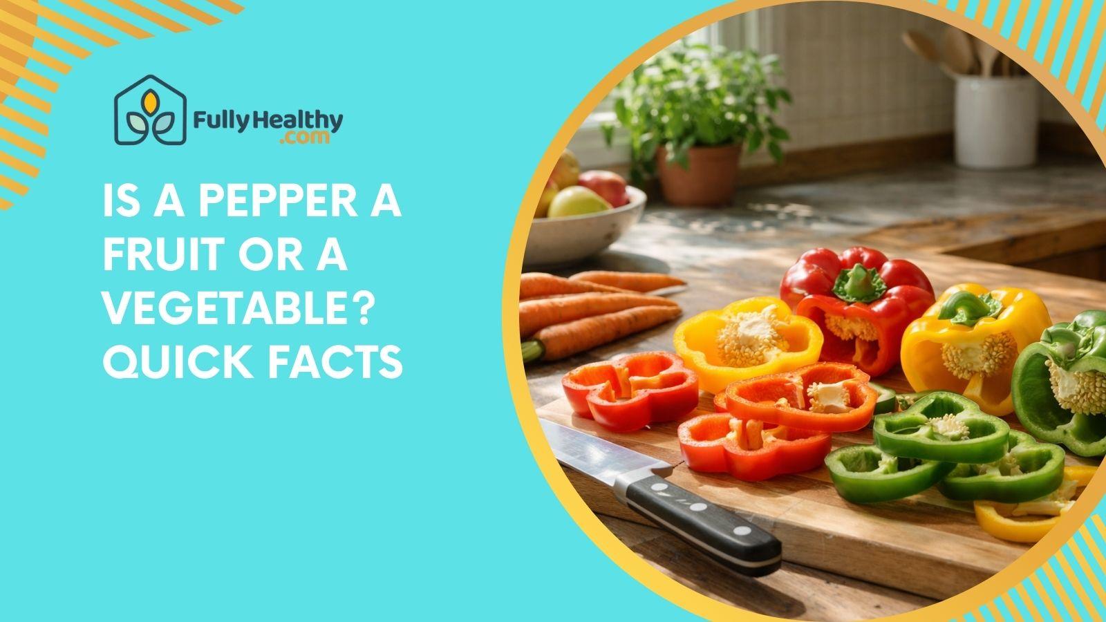 Is a Pepper a Fruit or a Vegetable? Quick Facts