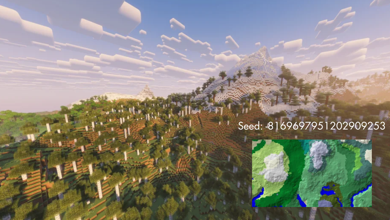 Minecraft Seed -8169697951202909253