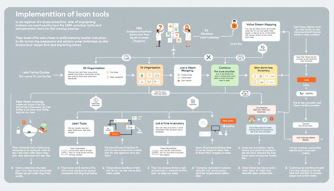 Implementing lean tools in a manufacturing environment.