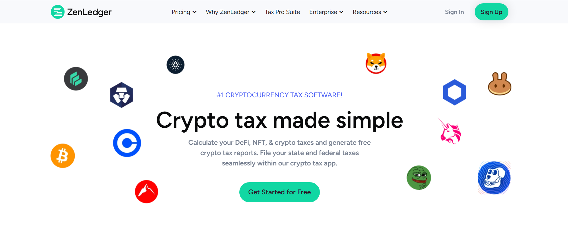ZenLedger - Best for Professionals and Full-Service