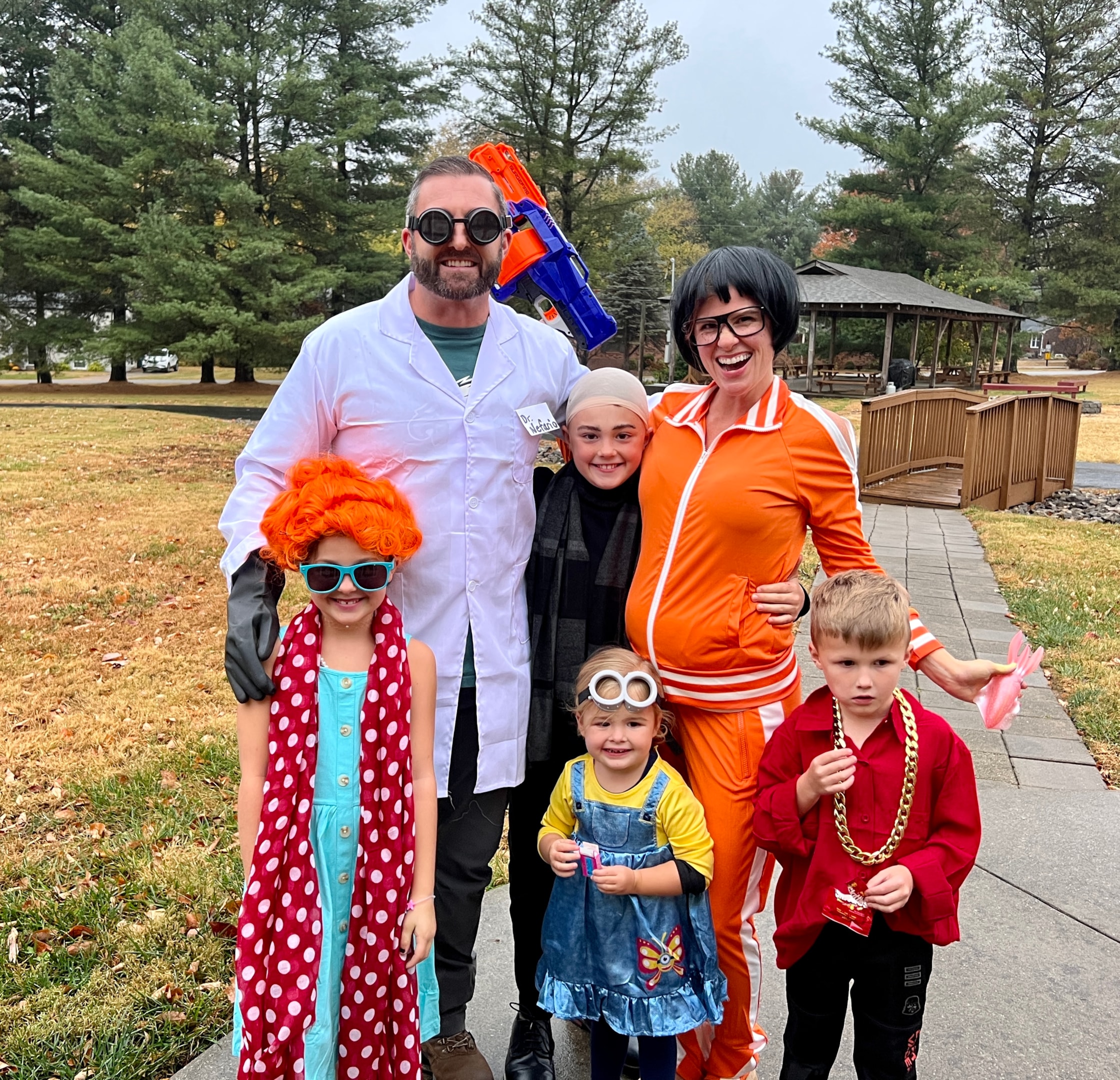 Our family as Despicable Me. 