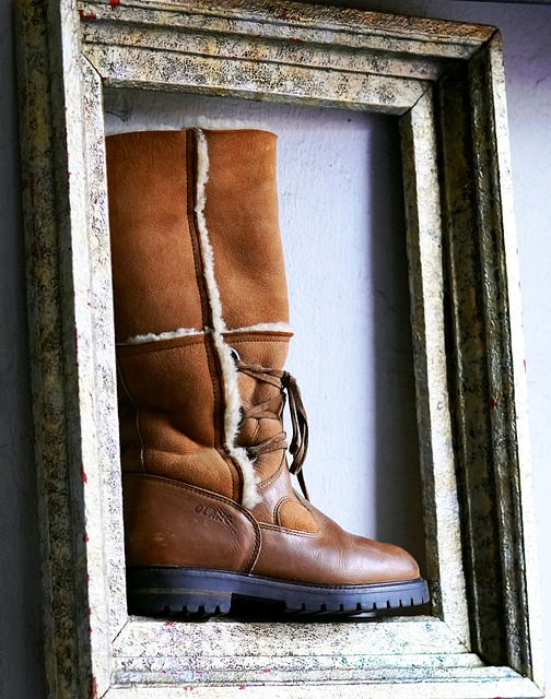 boots, leather, frame