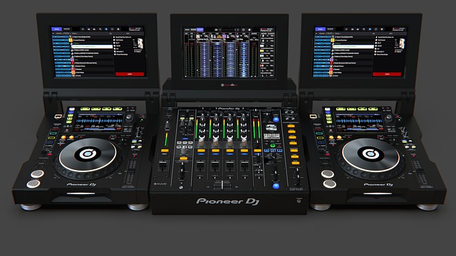 dj, music, mixer