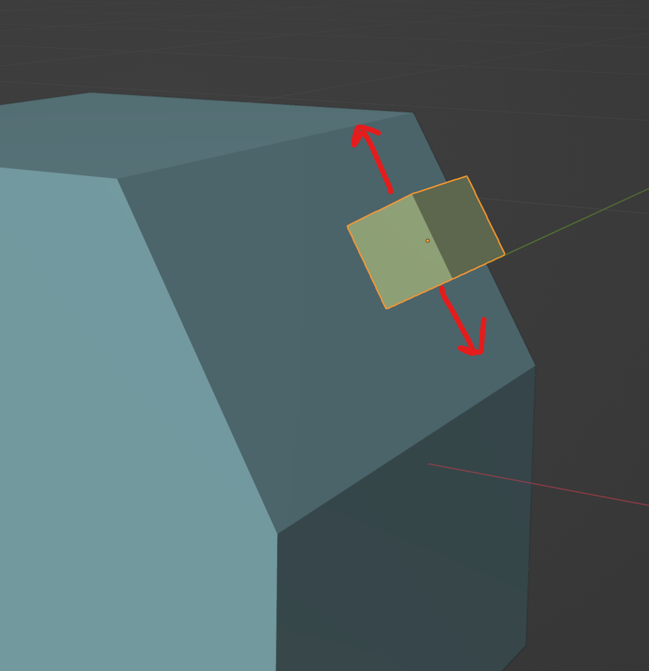 How to move an object along a custom axis in Blender